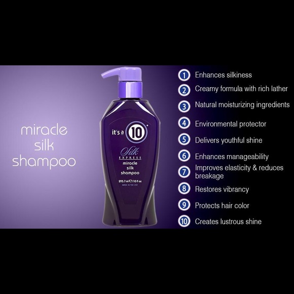 IT’S A 10 MIRACLE SILK EXPRESS SHAMPOO 10oz NWT ❤️ - Picture 3 of 8